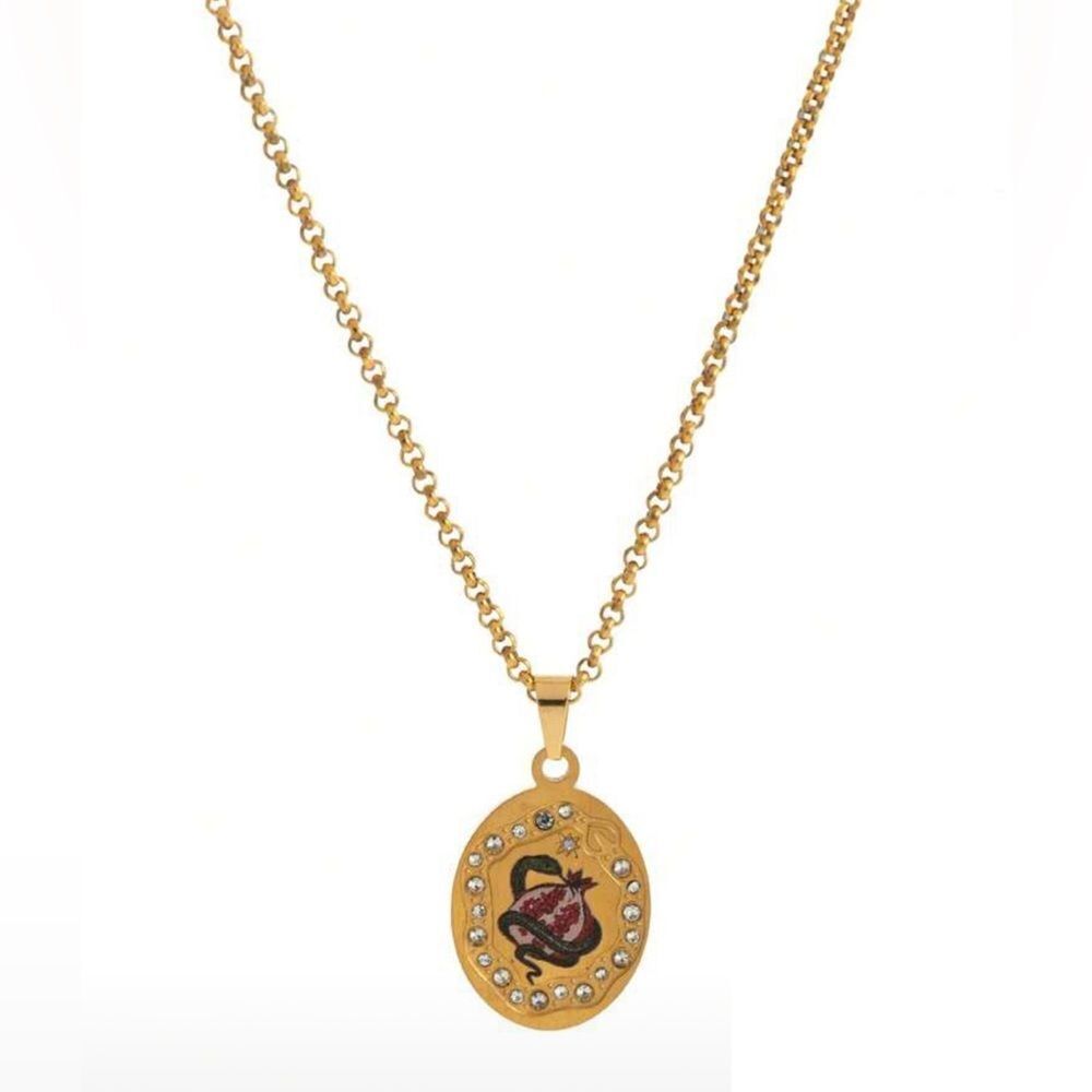 Vintage snake necklace M1554